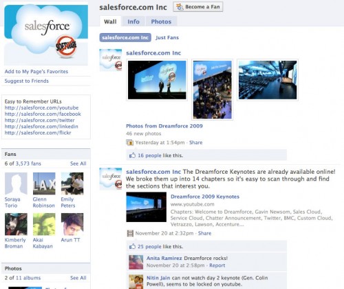 Facebook Salesforce