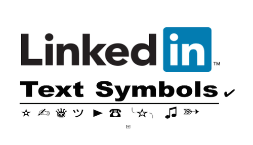 LinkedIn Symboles