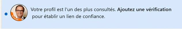 Vérification LinkedIn